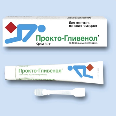 Прокто-Гливенол крем рект. 30г