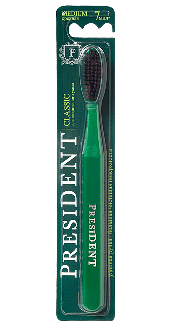 З/щетка Президент классик средняя  (4900)