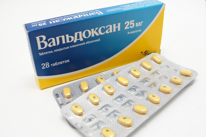 Вальдоксан таб. п.п.о. 25мг №28