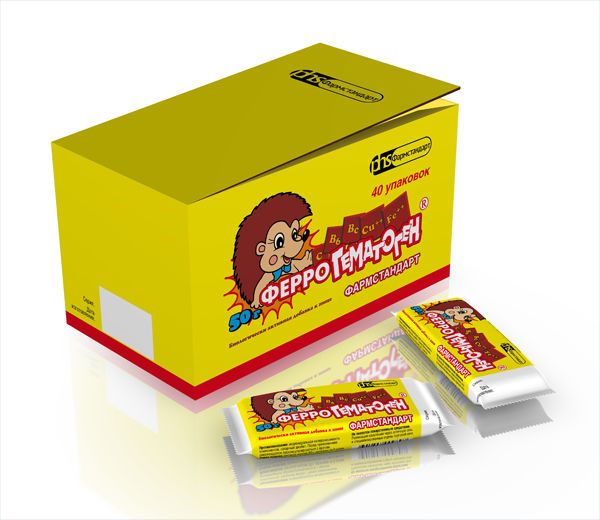 Феррогематоген-Фармстандарт пастилка жев. 50г (БАД)