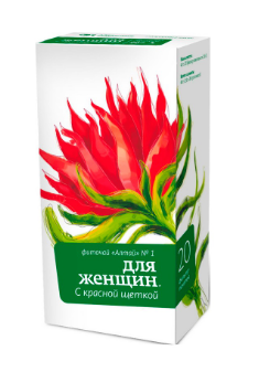 Фиточай Алтай N1 д/женщин с красной щеткой 2г №20