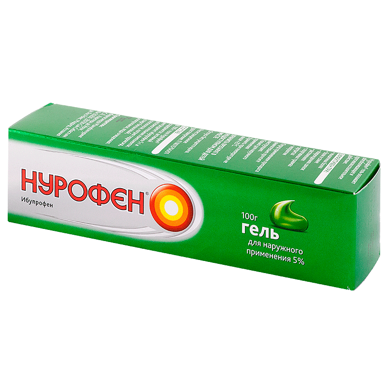 Нурофен Экспресс гель д/наружн. прим. 5% 100г