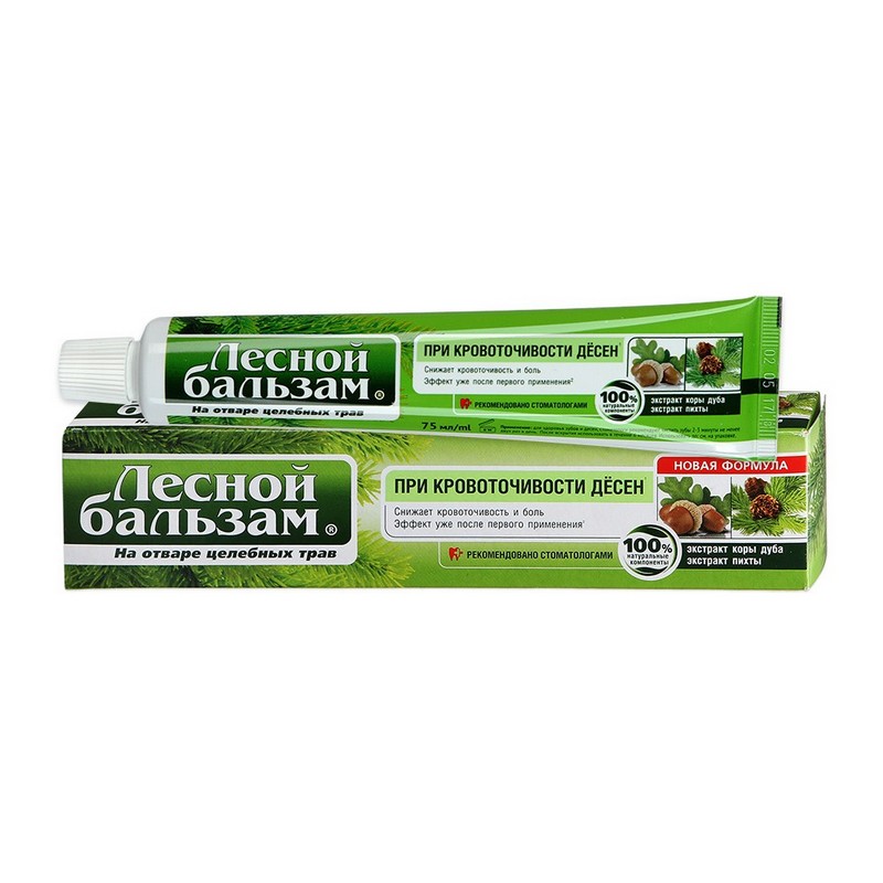 З/паста Лесной бальзам дуб-пихта п/кровоточивости десен 75мл