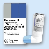 Беротек Н аэроз. д/ингал. доз. 100мкг/доза 200доз 10мл №1